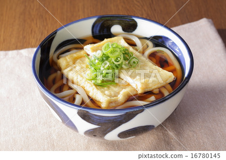 Kitsune udon noodles on the table 16780145