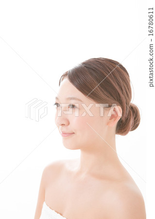 beauty, side profile, smile 16780611