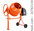 Concrete mixer isolated with clipping path included 16782134