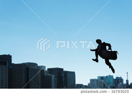 Businessman to jump Businessman to jump 16783020