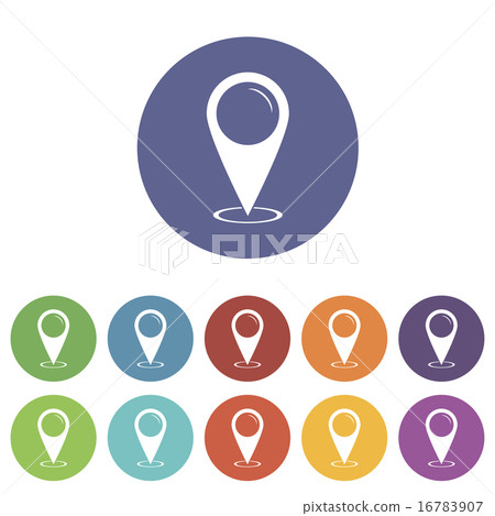Pointer flat icon - Stock Illustration [16783907] - PIXTA
