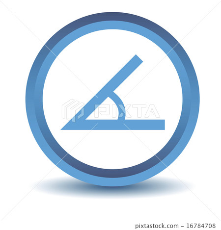Blue Sign of the angle icon - Stock Illustration [16784708] - PIXTA