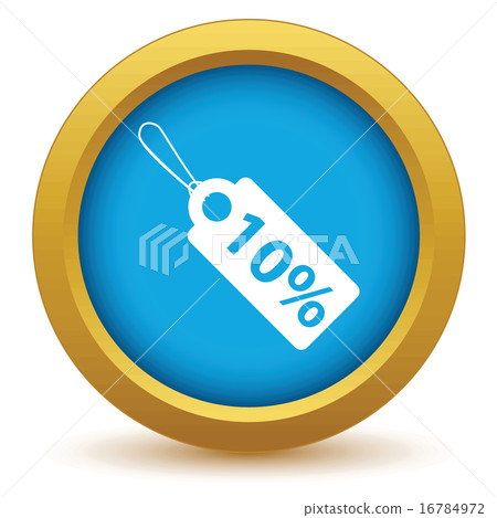 Gold discount icon Gold discount icon 16784972