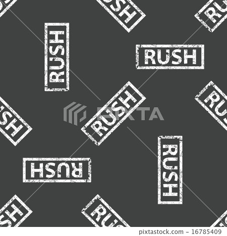 Rubber stamp RUSH pattern - Stock Illustration [16785409] - PIXTA