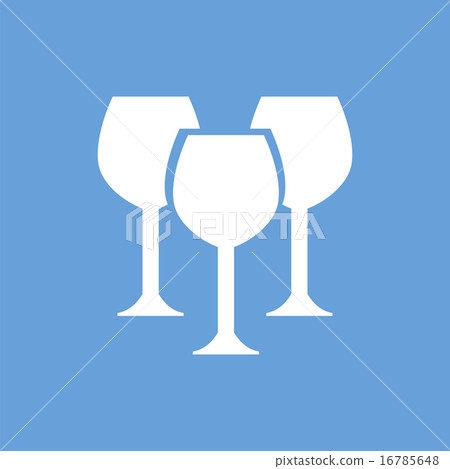 Stemware white icon - Stock Illustration [16785648] - PIXTA