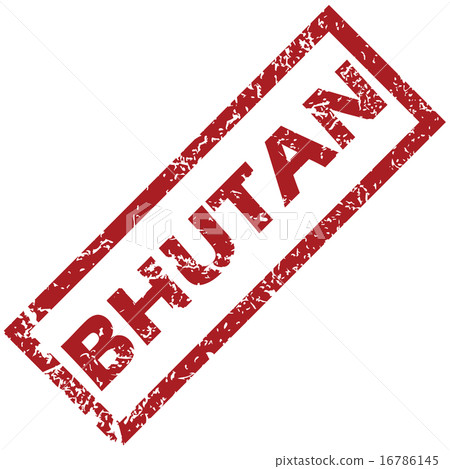 New Bhutan rubber stamp New Bhutan rubber stamp 16786145
