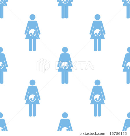 Pregnancy seamless pattern 16786153