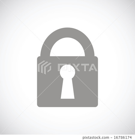 Lock black icon 16786174