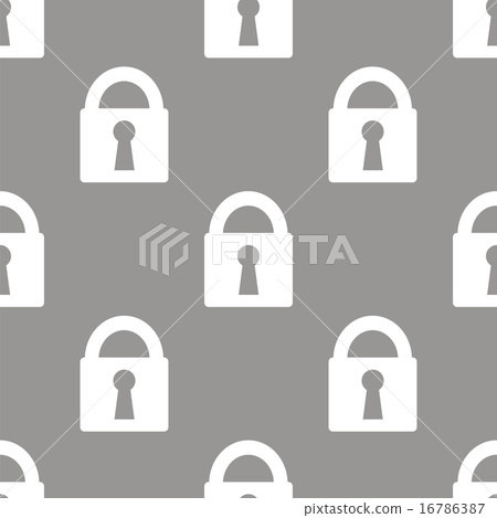 Lock seamless pattern - Stock Illustration [16786387] - PIXTA