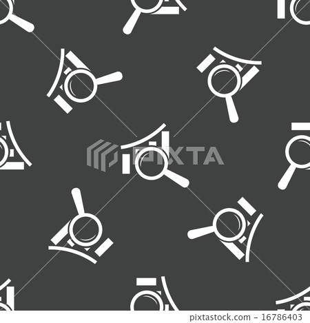 Graph under loupe pattern 16786403