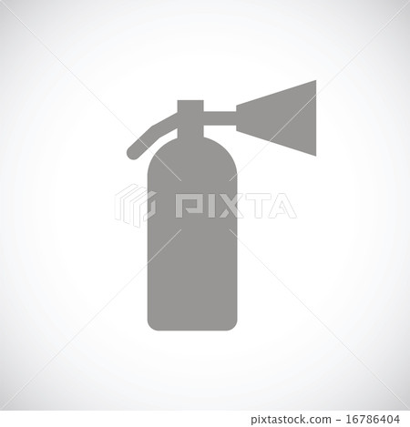 Fire extinguisher black icon 16786404
