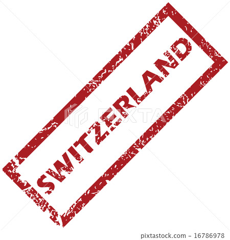 New Switzerland rubber stamp 16786978