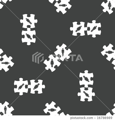 Pazzle pieces pattern Pazzle pieces pattern 16786989