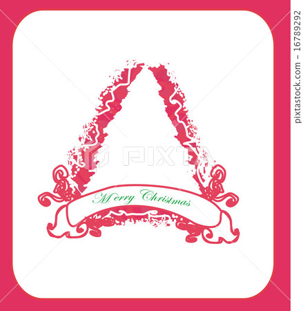 Abstract christmas tree card Abstract christmas tree card 16789292