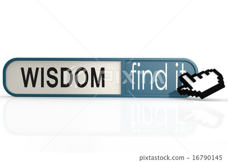 Wisdom word on the blue find it banner Wisdom word on the blue find it banner 16790145