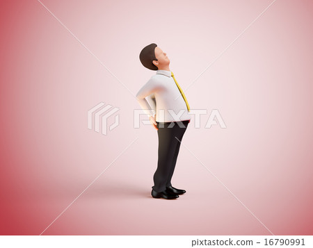 一個患有腰痛的男人 一個患有腰痛的男人 16790991