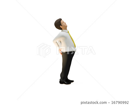一個患有腰痛的男人 一個患有腰痛的男人 16790992