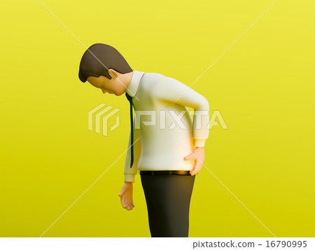 一個患有腰痛的男人 16790995