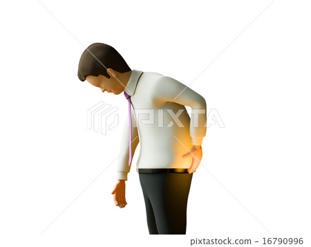 一個患有腰痛的男人 一個患有腰痛的男人 16790996