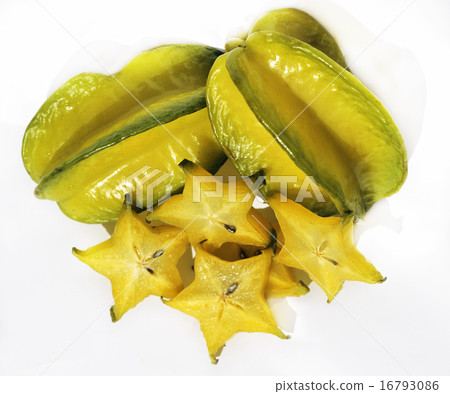 delicious carambola asian exotic fruit on white background isola delicious carambola asian exotic fruit on white background isola 16793086