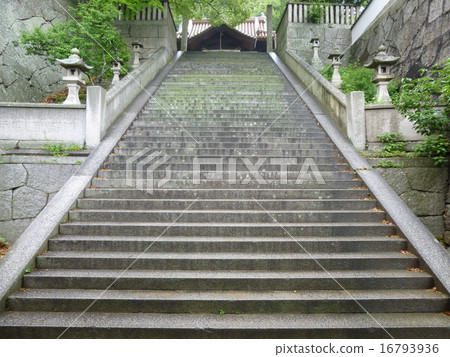 The stone stairway transfer student location of the sleeve Tenmangu Shrine 16793936