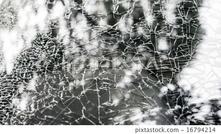 Damaged glass pattern background 16794214