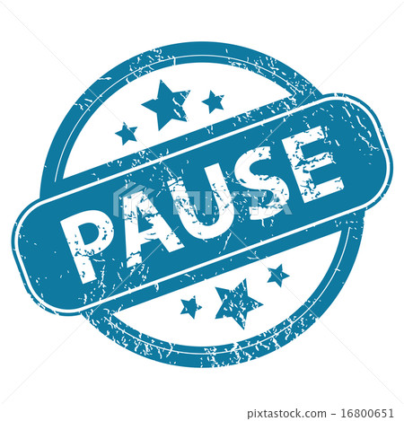 PAUSE round stamp 16800651