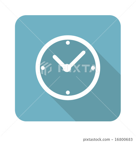 Clock square icon 16800683