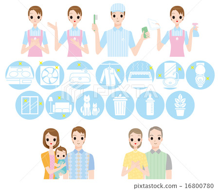 house cleaning, Cleaning Work, vector 16800780
