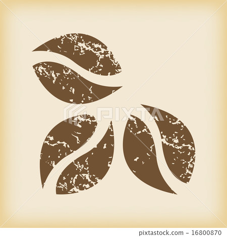 Grungy coffee icon 16800870
