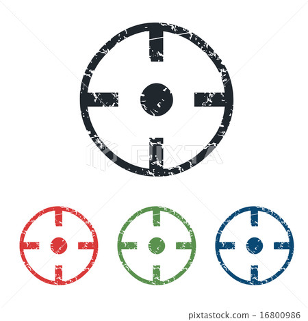 Target grunge icon set 16800986