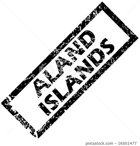 ALAND ISLANDS rubber stamp 16801477