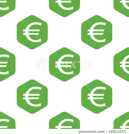 Euro symbol pattern 16801655