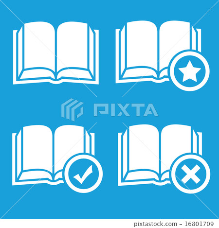Books preferences icon set 16801709