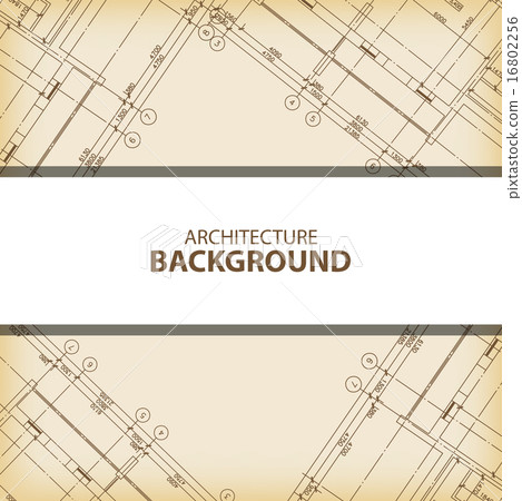 Architecture reflected blueprint background Architecture reflected blueprint background 16802256