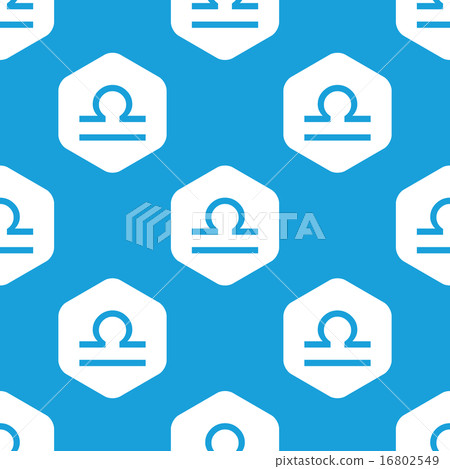 Libra hexagon pattern 16802549