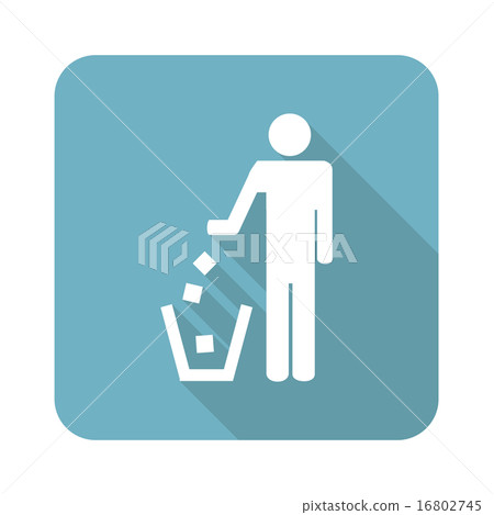 Square recycling icon 16802745