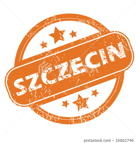 Szczecin round stamp Szczecin round stamp 16802746