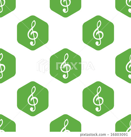 Treble clef pattern Treble clef pattern 16803091