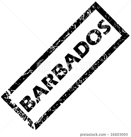 BARBADOS rubber stamp BARBADOS rubber stamp 16803093