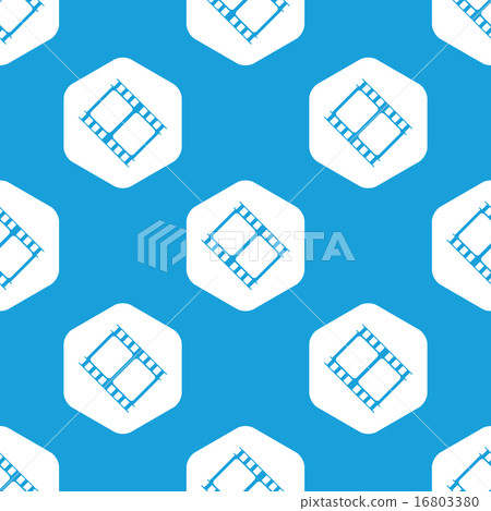 Movie hexagon pattern Movie hexagon pattern 16803380
