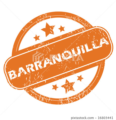 Barranquilla round stamp Barranquilla round stamp 16803441