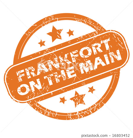 Frankfort on Main round stamp Frankfort on Main round stamp 16803452