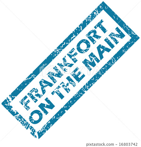 Frankfort on Main rubber stamp 16803742