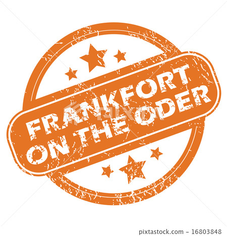 Frankfort on Oder round stamp 16803848