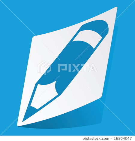 Pencil sticker 16804047