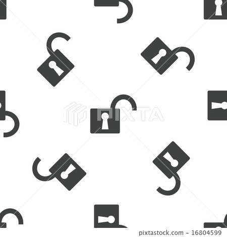 Open padlock pattern 16804599