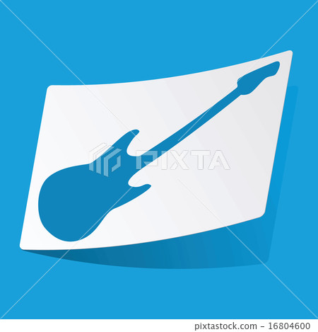 Guitar sticker 16804600