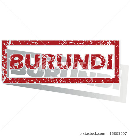 Burundi outlined stamp Burundi outlined stamp 16805907