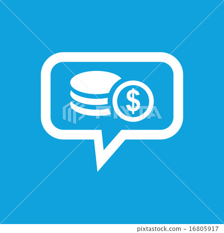 Dollar rouleau message icon 16805917